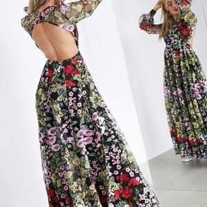 ASOS Floral Maxi Dress ASOS embroidered maxi dress